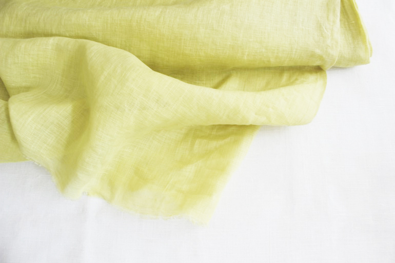 LINNET Natural dye Linen ナチュラル・ダイ・リネン 